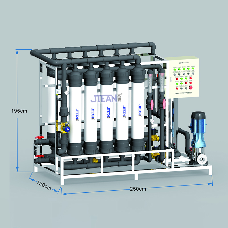 20T Ultrafiltration Industrial Water Treatment Equipment